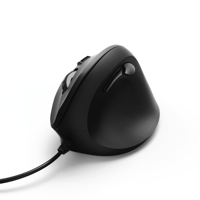 Hama EMC-500 Right-Hand Optical Mouse, 1800 DPI, 6 Buttons, USB Type-A, Black