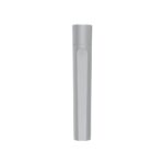 Hama FL120 Silver Hand Flashlight LED, 120lm, 50m Beam, 3 Light Modes, Aluminium, 2x AA Batteries