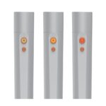 Hama FL350-C Hand Flashlight LED 350lm 100m Beam 4 Modes Aluminium USB Rechargeable Silver