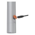 Hama FL350-C Hand Flashlight LED 350lm 100m Beam 4 Modes Aluminium USB Rechargeable Silver