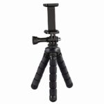 Hama Flex Aluminium Tripod for Smartphone/Action Camera, 7-14cm, Black