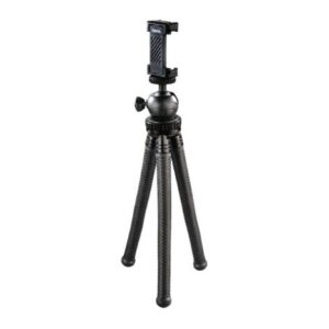 Hama FlexPro Tripod for Smartphone/Action Camera, Black, 16-27cm, 1/4" Mount