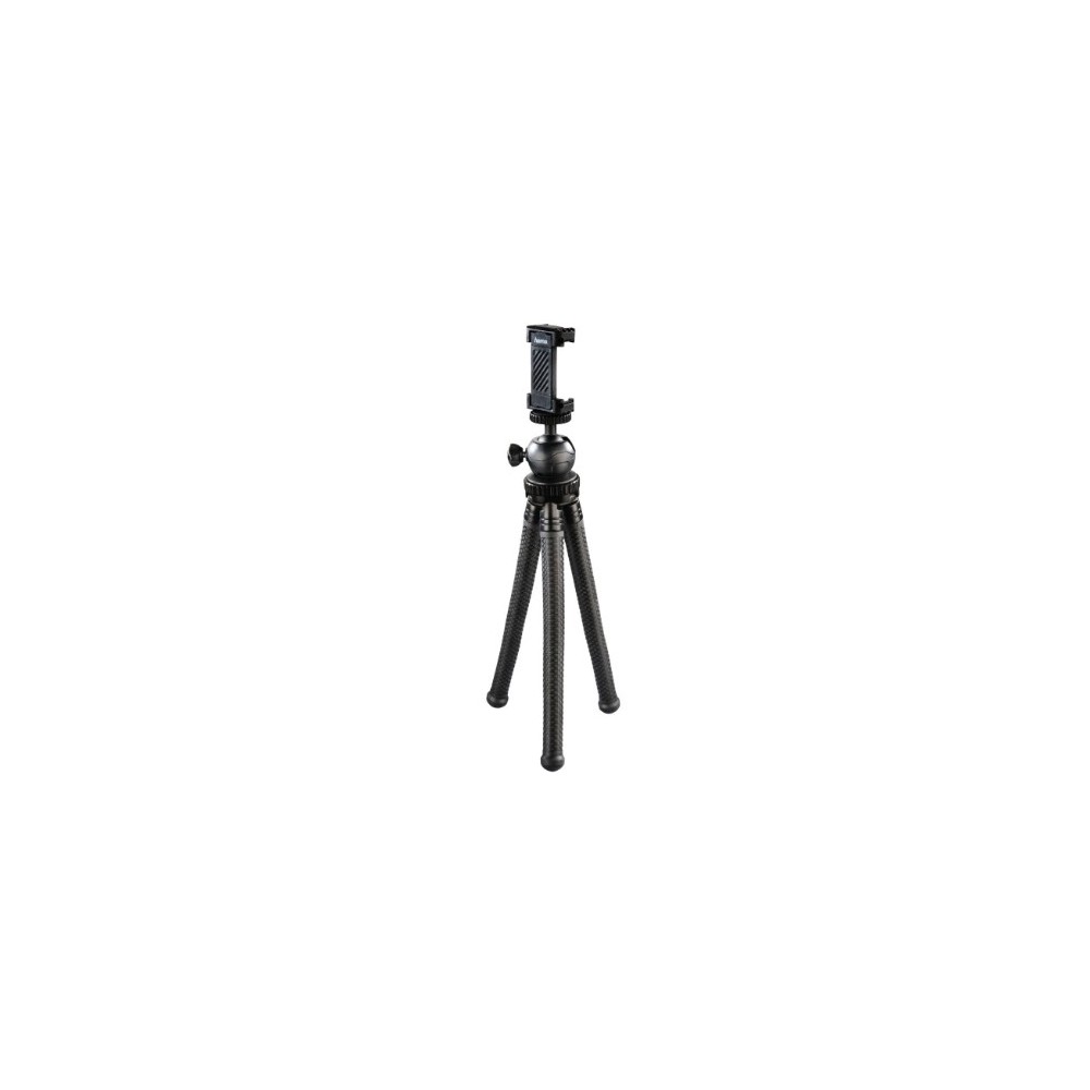 Hama FlexPro Tripod for Smartphone/Action Camera, Black, 16-27cm, 1/4" Mount