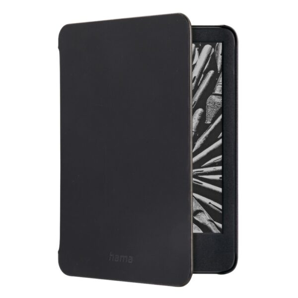Hama Fold Folio Case for Amazon Kindle 5 (11th Gen. 2022) - Black, Polyurethane