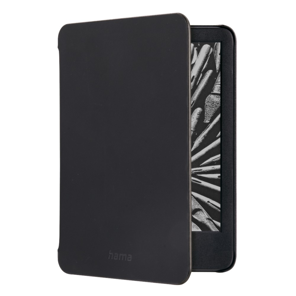 Hama Fold Folio Case for Amazon Kindle 5 (11th Gen. 2022) - Black, Polyurethane Hama Fold Folio Case for Amazon Kindle 5 (11th Gen. 2022) - Black, Polyurethane