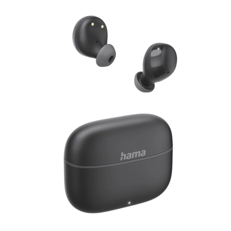 Hama Freedom Buddy II True Wireless In-ear Headset with Built-in Mic & Touch Control Black