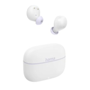 Hama Freedom Buddy II True Wireless In-ear Headset with Built-in Microphone & Passive Noise Cancelling - White