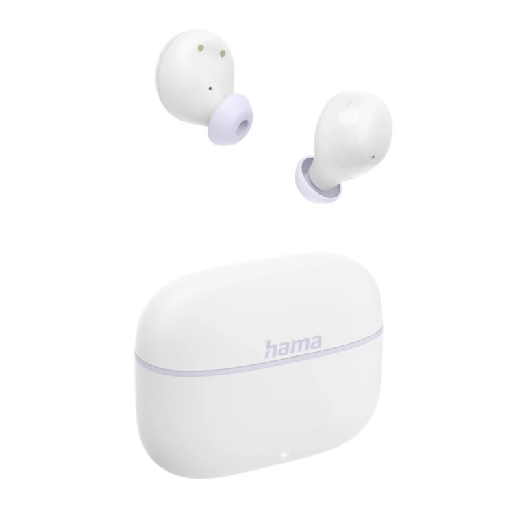 Hama Freedom Buddy II True Wireless In-ear Headset with Built-in Microphone & Passive Noise Cancelling - White