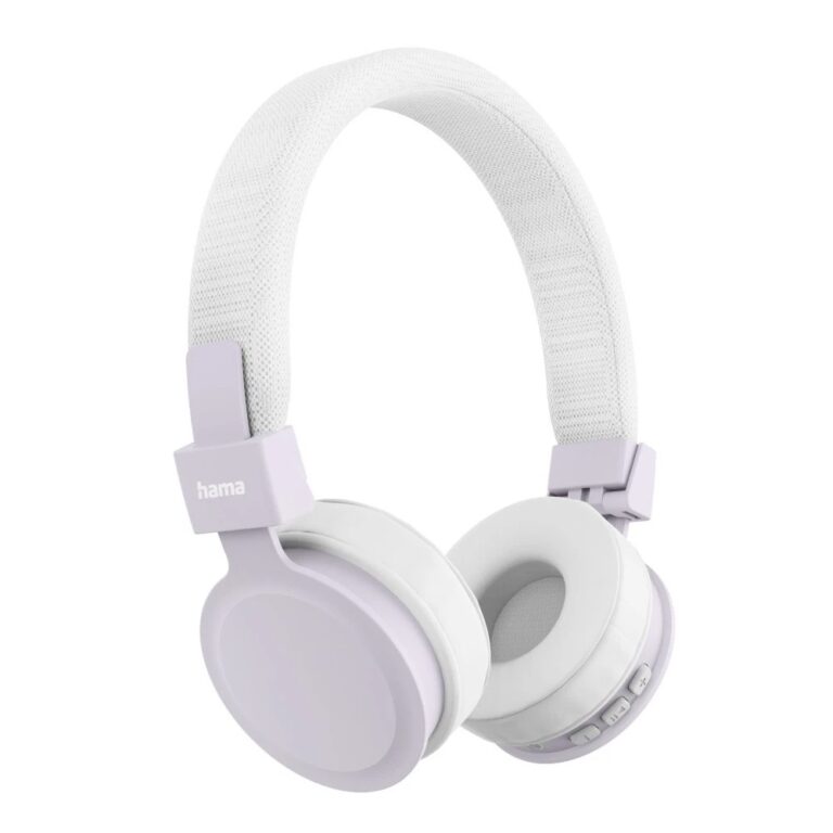 Hama Freedom Lit III Wireless Headset Bluetooth 5.4 USB-C Microphone Lilac/White
