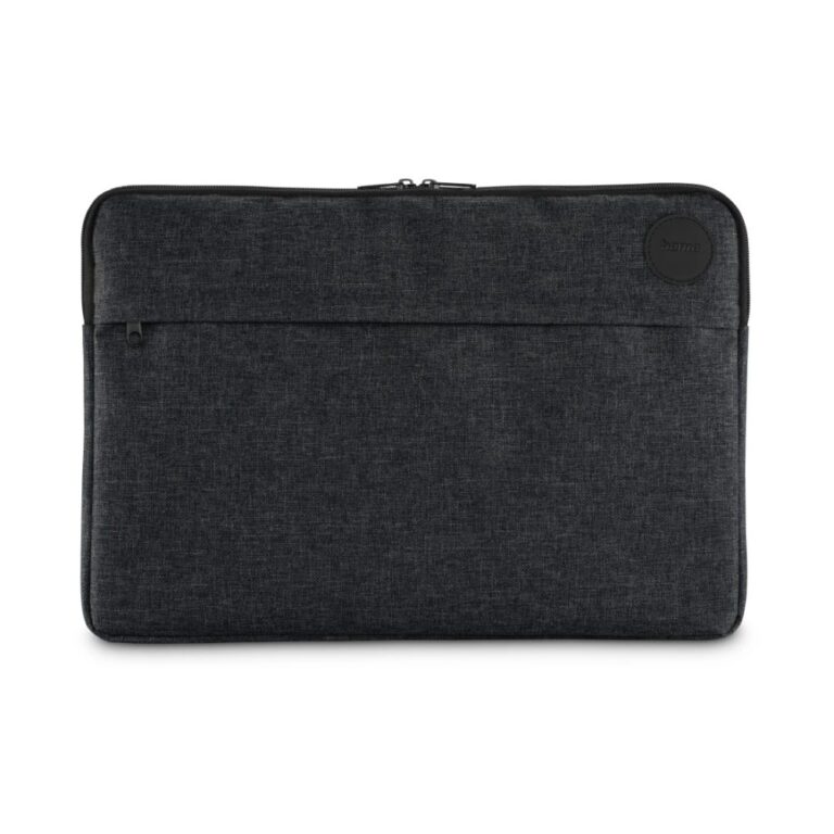 Hama Genua 17.3" Black Laptop Sleeve Case with Front Pocket, Dirt & Scratch Resistant