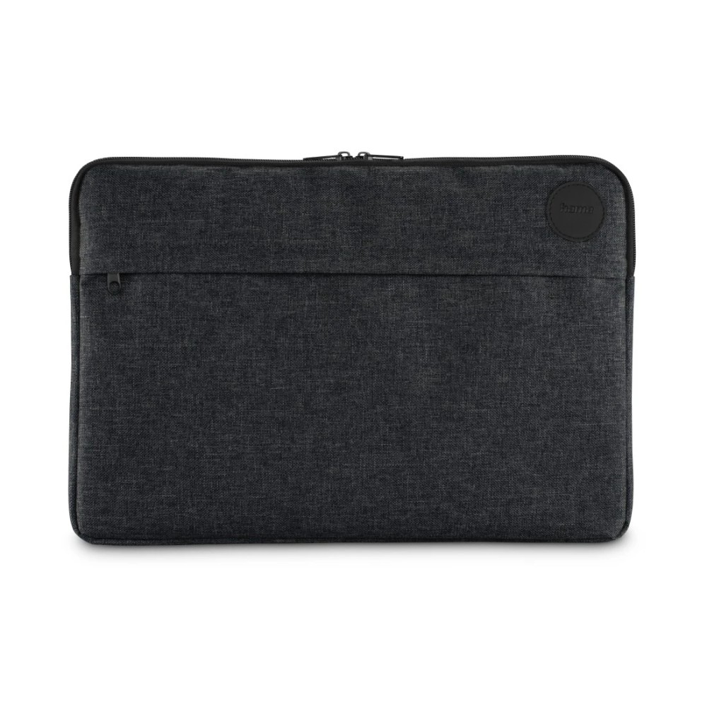 Hama Genua 17.3" Black Laptop Sleeve Case with Front Pocket, Dirt & Scratch Resistant Hama Genua 17.3" Black Laptop Sleeve Case with Front Pocket, Dirt & Scratch Resistant