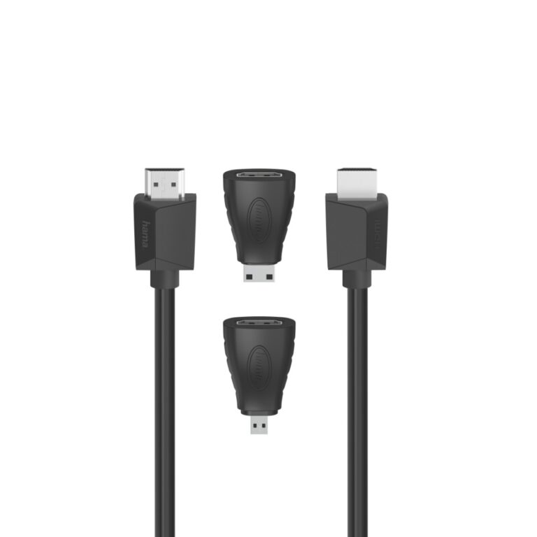 Hama HDMI Cable 1.5m - 4K 4096x2160, ARC, Ethernet, Male to Male, Black