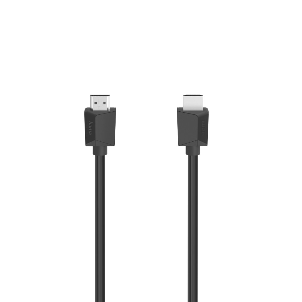 Hama HDMI Cable 1.5m, HDMI Type A Male to HDMI Type A Male, 4K UHD 18Gbps, Black Hama HDMI Cable 1.5m, HDMI Type A Male to HDMI Type A Male, 4K UHD 18Gbps, Black