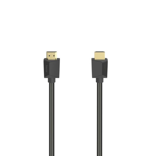 Hama HDMI Cable 1m, HDMI Type A to HDMI Type A, 48 Gbit/s, 120 Hz, Black