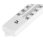 Hama Indoor/Outdoor Analogue Thermometer, Liquid Environment, -30 - 50 °C, White