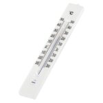 Hama Indoor/Outdoor Analogue Thermometer, Liquid Environment, -30 - 50 °C, White