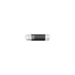 Hama Laeta Twin USB Flash Drive 128GB, USB 3.2 Gen 1, USB-A / Micro-USB, Black