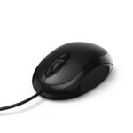 Hama MC-100 Optical Mouse for PC/Laptop, Right-Hand, USB Type-A, 1000 DPI, Black
