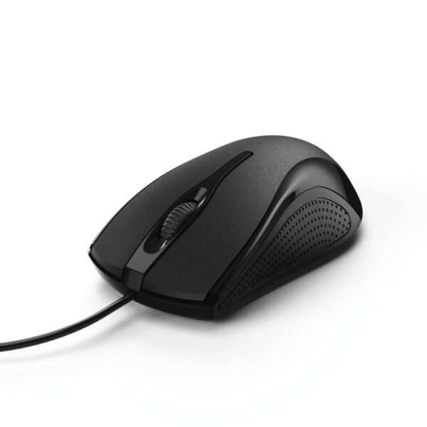 Hama MC-200 Optical Mouse for Office, Right-Hand, 1000 DPI, USB Type-A, Black