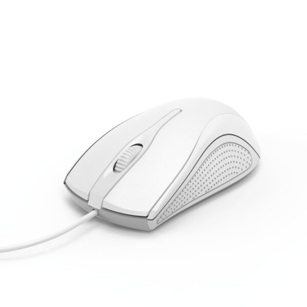 Hama MC-200 Optical Mouse for PC/Laptop, USB Type-A, 1200 DPI, White