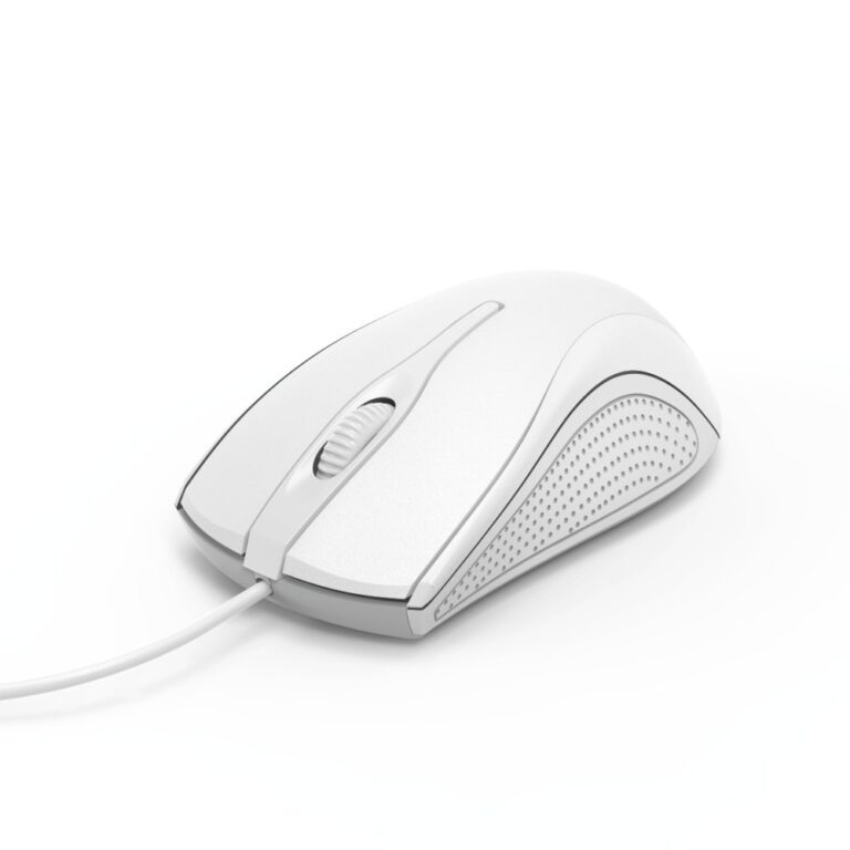 Hama MC-200 Optical Mouse for PC/Laptop, USB Type-A, 1200 DPI, White