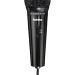 Hama MIC-P35 Allround Unidirectional Microphone with Tripod 2.5m Cable Black