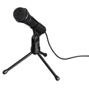 Hama MIC-P35 Allround Unidirectional Microphone with Tripod 2.5m Cable Black