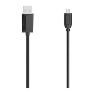 Hama Mini-USB to USB-A Cable, USB 2.0, Mini-B Male to A Male, 1.5m, Black