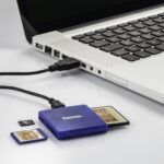 Hama Multi-Card Reader, USB 2.0, SD/microSD/CF, 480 Mbit/s, Blue