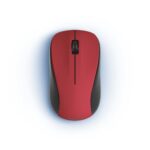 Hama MW-300 V2 Wireless Optical Mouse, 1200 DPI, Ambidextrous, Black/Red