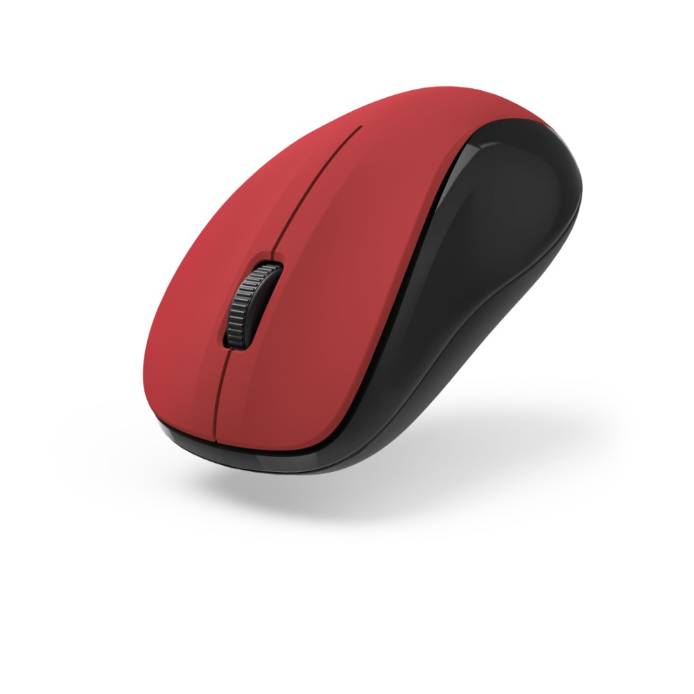 Hama MW-300 V2 Wireless Optical Mouse, 1200 DPI, Ambidextrous, Black/Red Hama MW-300 V2 Wireless Optical Mouse, 1200 DPI, Ambidextrous, Black/Red