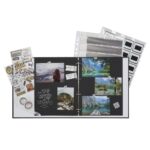 Hama Negative A4 Storage Ring Binder 4 Rings 3.9cm Spine Black