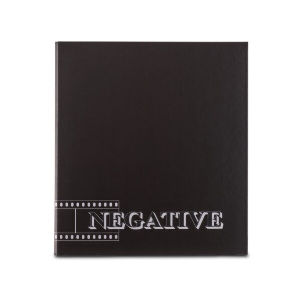 Hama Negative A4 Storage Ring Binder 4 Rings 3.9cm Spine Black