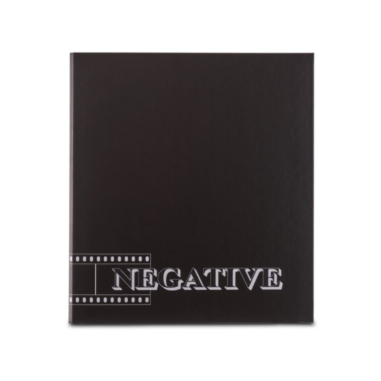 Hama Negative A4 Storage Ring Binder 4 Rings 3.9cm Spine Black