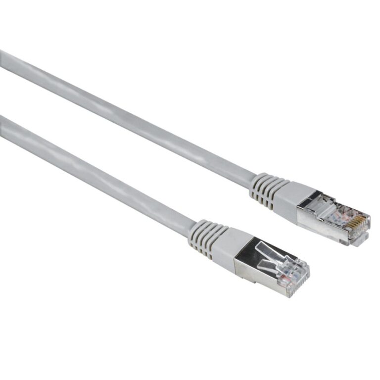 Hama Network Cable, Cat5e F/UTP, RJ-45 to RJ-45, Gigabit Ethernet, 3m, Grey