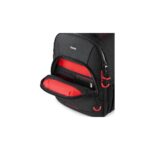 Hama Ohio Backpack for Camera Gear & Tablet PC, Dust Resistant, Black/Red