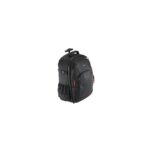 Hama Ohio Trolley Case with Notebook & Tablet Compartment, Dust Resistant, Rain Cover - Black/Red