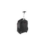 Hama Ohio Trolley Case with Notebook & Tablet Compartment, Dust Resistant, Rain Cover - Black/Red