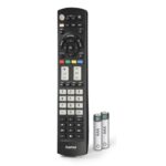 Hama Panasonic TV Universal IR Wireless Remote Control with Smart Buttons Black