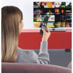 Hama Panasonic TV Universal IR Wireless Remote Control with Smart Buttons Black