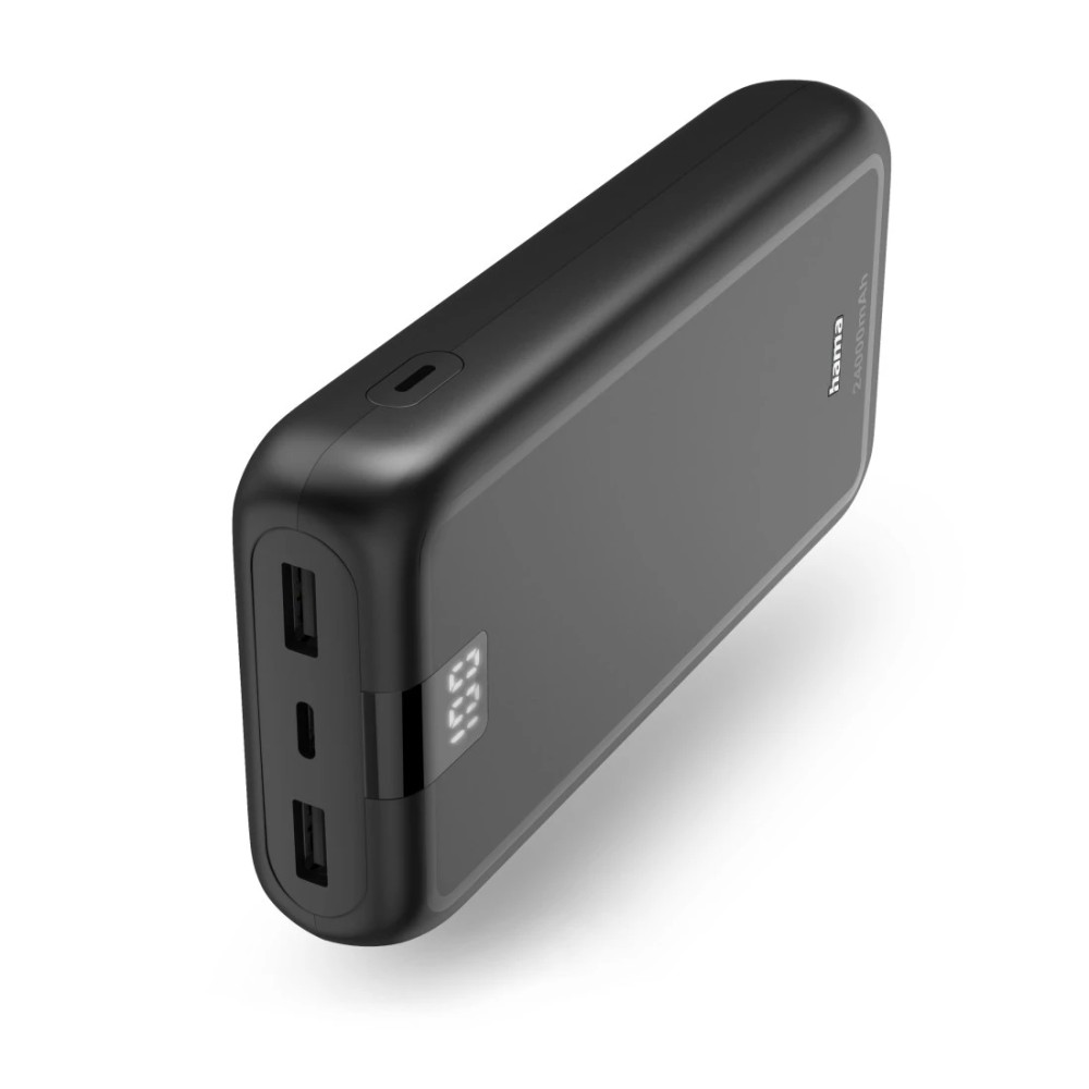Hama Performance 24 Power Pack 24000 mAh, 3 Outputs: USB-C, 2x USB-A, Anthracite Hama Performance 24 Power Pack 24000 mAh, 3 Outputs: USB-C, 2x USB-A, Anthracite
