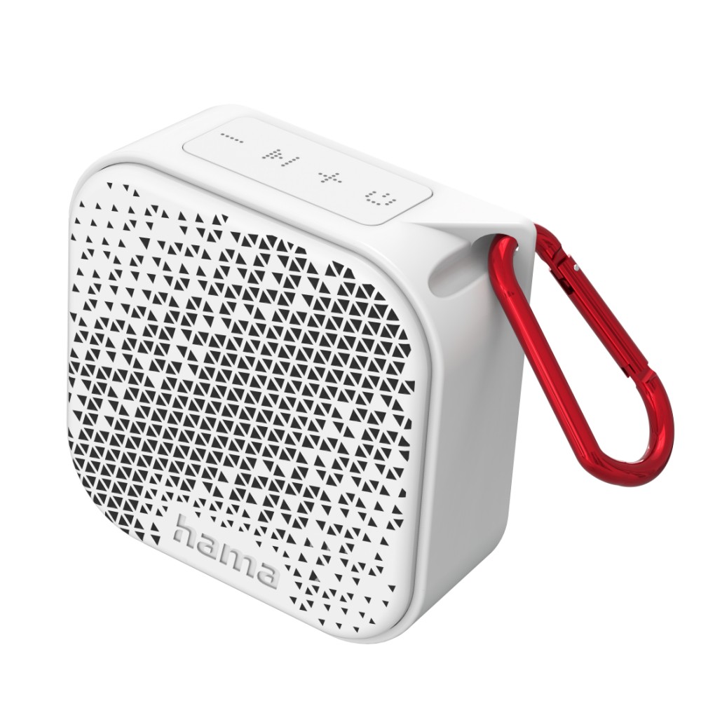 Hama Pocket 3.0 Mono Portable Speaker, Wireless, IP67 Waterproof, White Hama Pocket 3.0 Mono Portable Speaker, Wireless, IP67 Waterproof, White