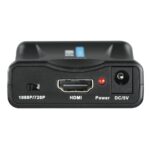 Hama Scart to HDMI Video Converter, Passive, 1080p, USB Powered, Black