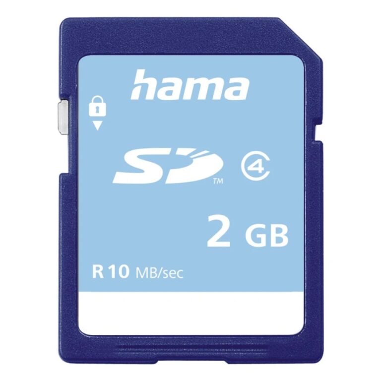 Hama SD Memory Card 2GB Class 4 10MB/s