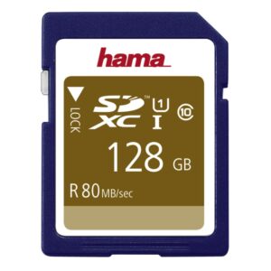 Hama SDXC 128GB UHS-I Class 10 Memory Card Blue