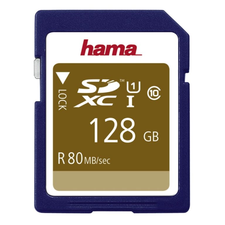 Hama SDXC 128GB UHS-I Class 10 Memory Card Blue