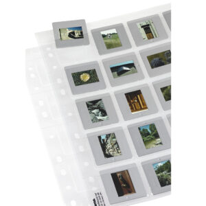 Hama Slide Sleeves for 20 Framed 5x5cm Slides, Polypropylene, Pack of 25