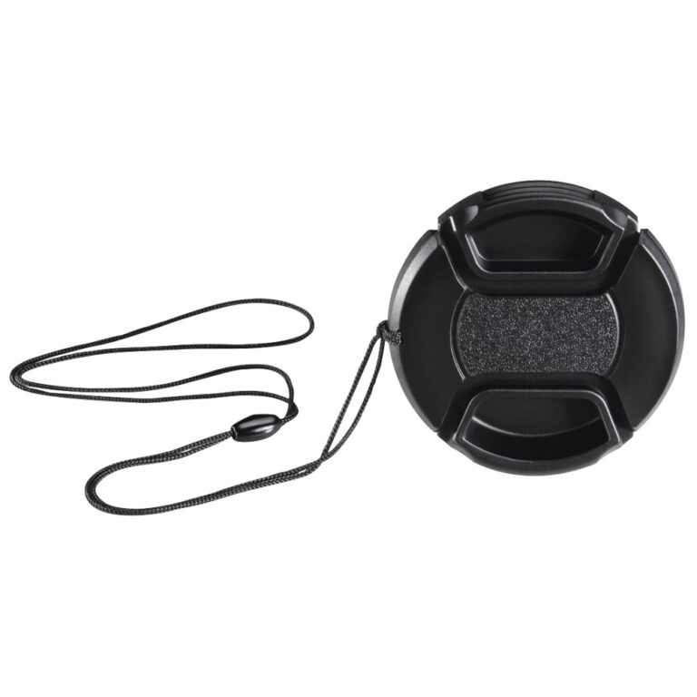 Hama Smart-Snap Digital Camera Lens Cap with Holder, Plastic, 52mm, Black