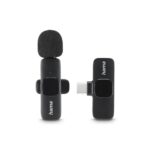 Hama Smart Wireless USB-C Lavalier Microphone with Noise Reduction, Omnidirectional, Black
