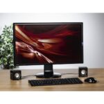 Hama Sonic Mobil 185 2.0 Wired PC Speakers 3W RMS, USB Type-A, 3.5mm, Black & Silver